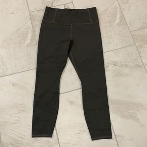 athleta laser cut leggings medium
